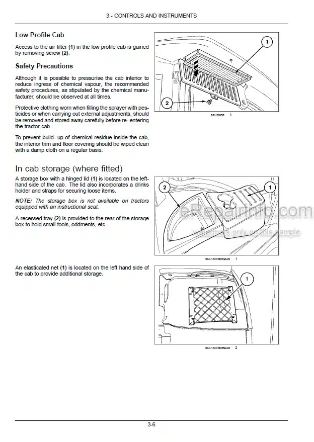 Photo 1 - New Holland T6.120 T6.140 T6.150 T6.155 T6.160 T6.165 T6.175 Operators Manual Tractor