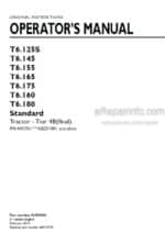 Photo 4 - New Holland T6.125S T6.145 T6.155 T6.165 T6.175 T6.160 T6.180 Standard Tier 4B Final Operators Manual Tractor