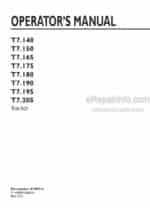 Photo 3 - New Holland T7.140 T7.150 T7.165 T7.175 T7.180 T7.190 T7.195 T7.205 Operators Manual Tractor 47389976