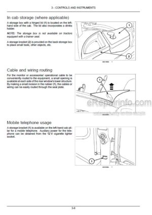 Photo 7 - New Holland T6.140 T6.150 T6.160 Sidewinder II Auto Command Operators Manual Tractor