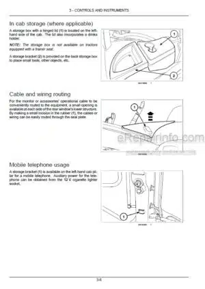 Photo 6 - New Holland T7.170 T7.185 T7.200 T7.210 Sidewinder II Auto Command Operators Manual Tractor