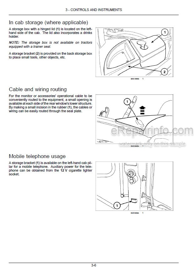 Photo 1 - New Holland T7.140 T7.150 T7.165 T7.175 T7.180 T7.190 T7.195 T7.205 Operators Manual Tractor 47389976