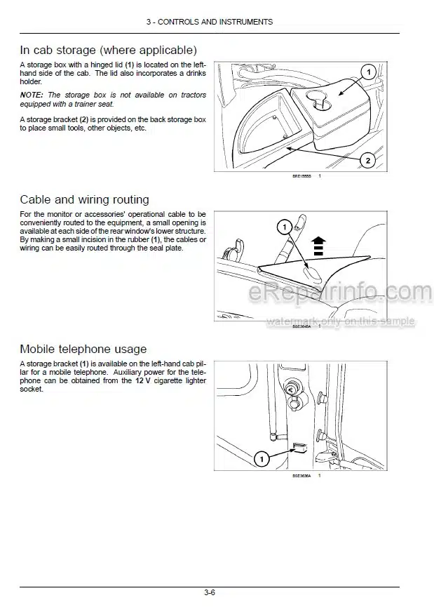 Photo 1 - New Holland T7.140 T7.150 T7.165 T7.175 T7.180 T7.190 T7.195 T7.205 Operators Manual Tractor 47389976