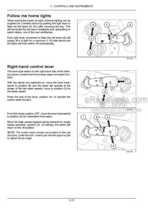 Photo 7 - New Holland T6.140 T6.150 T6.160 Sidewinder II Auto Command Operators Manual Tractor 47568319