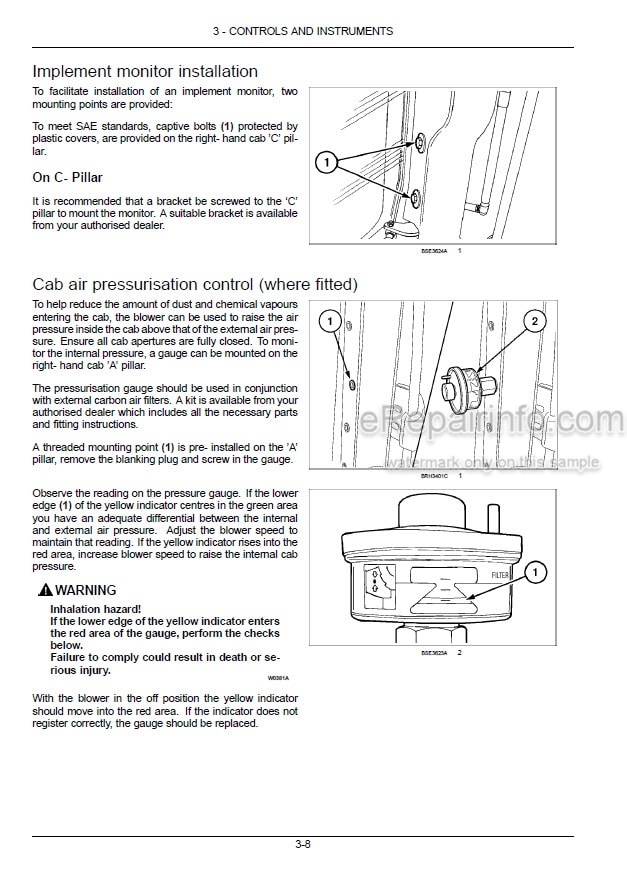 Photo 1 - New Holland T7.170 T7.185 T7.200 T7.210 Range Command Power Command Operators Manual Tractor