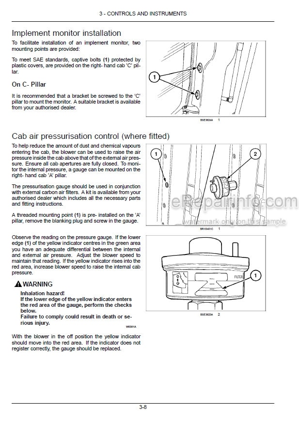 Photo 1 - New Holland T7.170 T7.185 T7.200 T7.210 Sidewinder II Auto Command Operators Manual Tractor