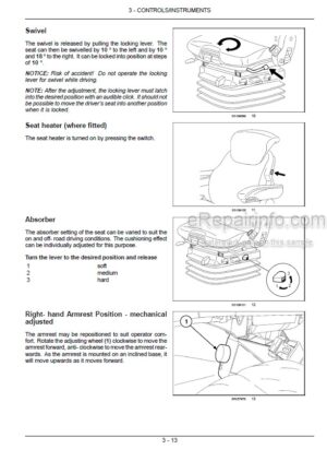 Photo 5 - New Holland T7.170 T7.185 T7.200 T7.210 Sidewinder II Range Command Power Command Operators Manual Tractor March 2011