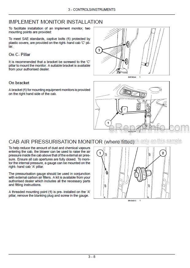 Photo 1 - New Holland T7.170 T7.185 T7.200 T7.210 Sidewinder II Auto Command Operators Manual Tractor December 2010