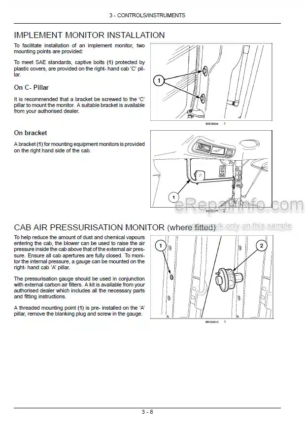 Photo 1 - New Holland T7.170 T7.185 T7.200 T7.210 Sidewinder II Auto Command Operators Manual Tractor December 2010
