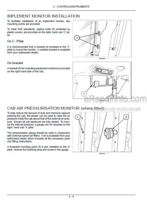 Photo 3 - New Holland T7.170 T7.185 T7.200 T7.210 Sidewinder II Auto Command Operators Manual Tractor March 2011