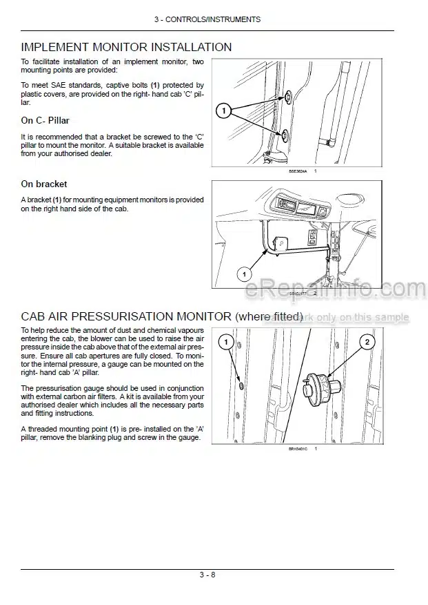 Photo 1 - New Holland T7.170 T7.185 T7.200 T7.210 Sidewinder II Auto Command Operators Manual Tractor March 2011