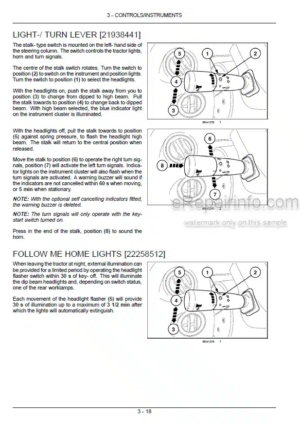 Photo 1 - New Holland T7.170 T7.185 T7.200 T7.210 Sidewinder II Auto Command Operators Manual Tractor January 2012