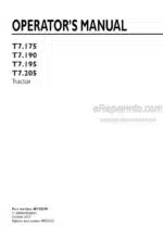 Photo 4 - New Holland T7.175 T7.190 T7.195 T7.205 Operators Manual Tractor 48155299