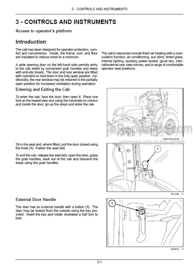 Photo 1 - New Holland T7.175 T7.190 T7.195 T7.205 Operators Manual Tractor 48155299
