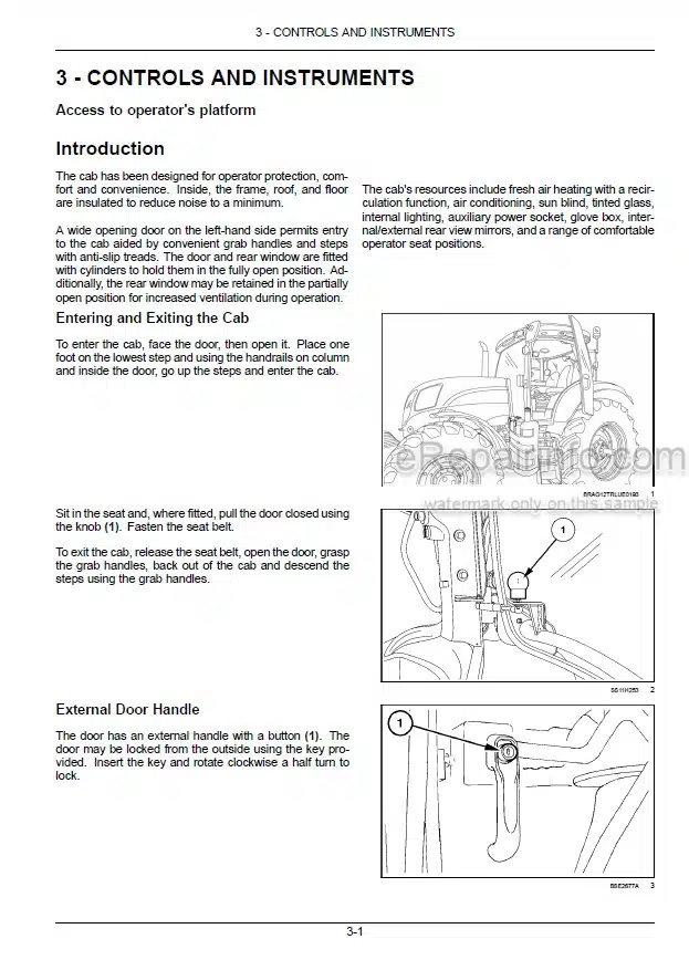 Photo 1 - New Holland T7.175 T7.190 T7.195 T7.205 Operators Manual Tractor 48155299
