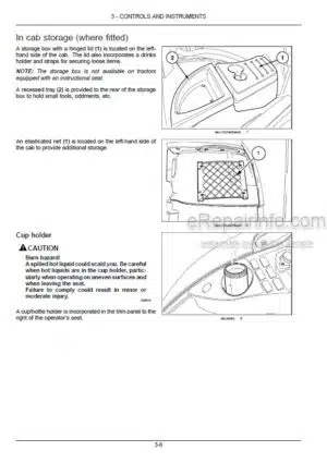 Photo 11 - New Holland T7.175 T7.190 T7.210 Sidewinder II Tier 4B Final Operators Manual Tractor