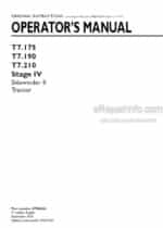 Photo 3 - New Holland T7.175 T7.190 T7.210 Sidewinder II Stage IV Operators Manual Tractor 47948841