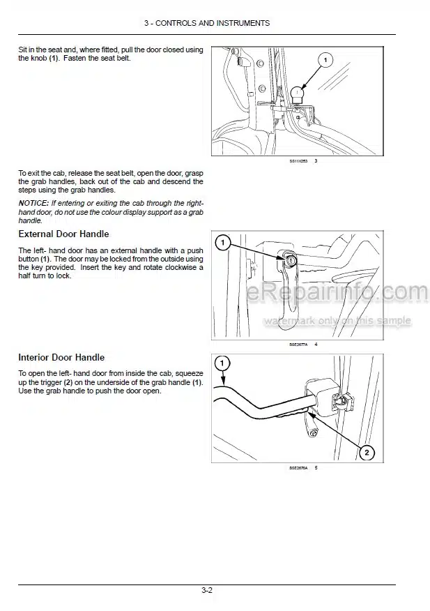 Photo 1 - New Holland T7.220 T7.235 T7.250 T7.260 T7.270 Sidewinder II Auto Command Operators Manual Tractor July 2015