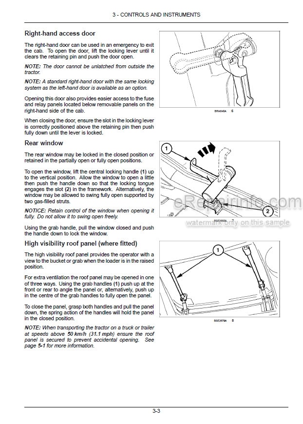 Photo 1 - New Holland T7.230 T7.245 T7.260 Power Command Tier 4B Final Operators Manual Tractor 47789212