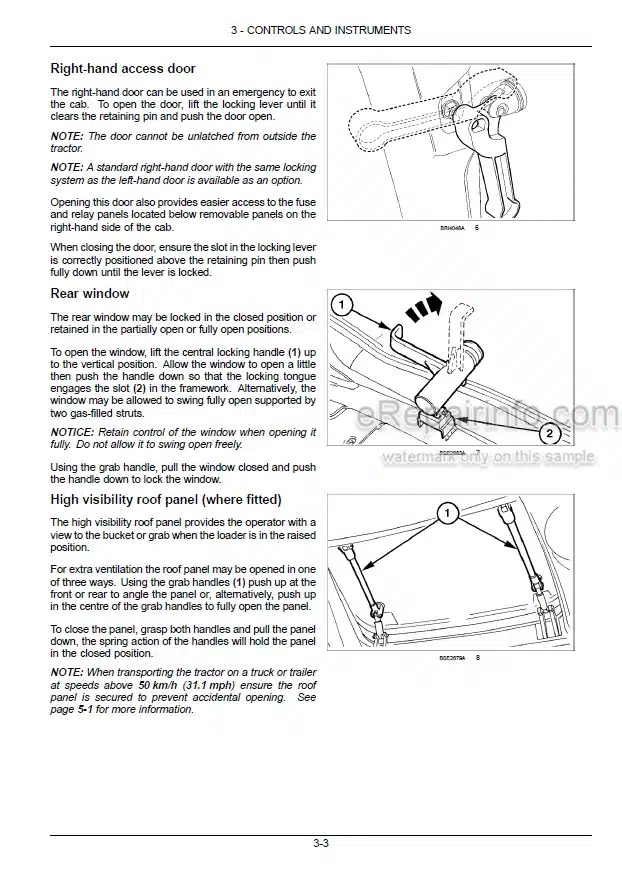 Photo 1 - New Holland T7.230 T7.245 T7.260 Power Command Tier 4B Final Operators Manual Tractor 47789212