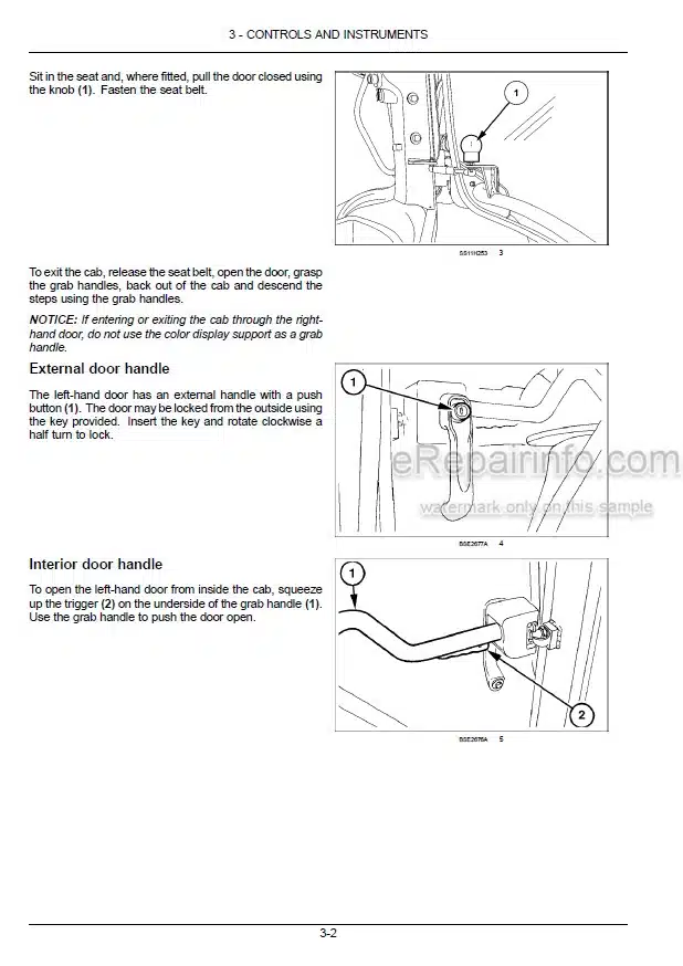 Photo 1 - New Holland T7.230 T7.245 T7.260 Sidewinder II Power Command Tier 4B Final Operators Manual Tractor 47789216
