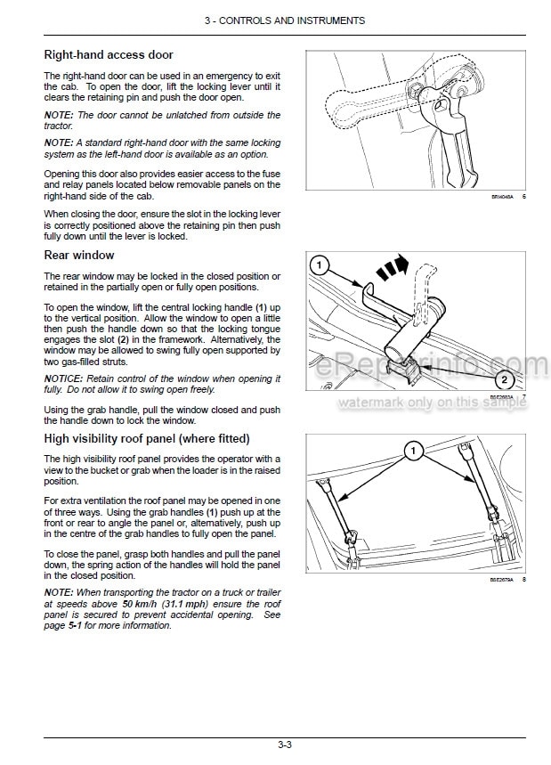 Photo 1 - New Holland T7.230 T7.245 T7.260 Sidewinder II Tier 4B Final Operators Manual Tractor October December 2017