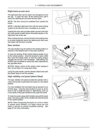 Photo 6 - New Holland T5.95 T5.105 T5.115 Electro Command Operators Manual Tractor