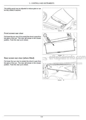 Photo 6 - New Holland T6.140 T6.150 T6.160 Sidewinder II Auto Command Operators Manual Tractor