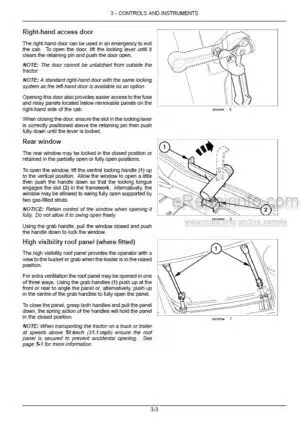 Photo 5 - New Holland T7.290 T7.315 Sidewinder II Auto Command Tier 4B Final Operators Manual Tractor