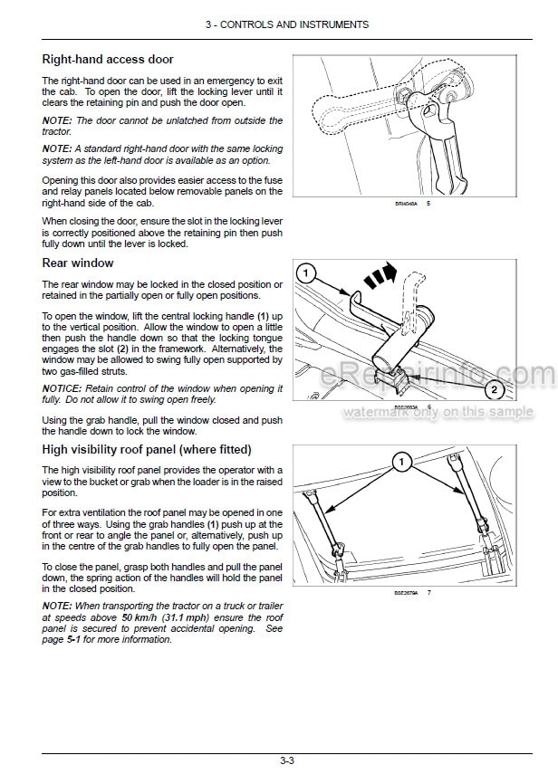 Photo 1 - New Holland T7.290 T7.315 Sidewinder II Auto Command Tier 4B Final Operators Manual Tractor