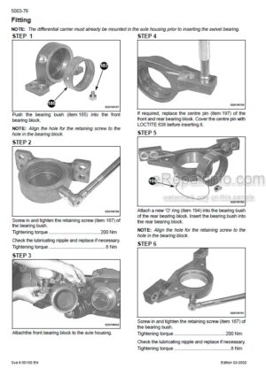 Photo 12 - Case CVX120 CVX130 CVX150 CVX170 Service Training Manual Tractor 7-98382