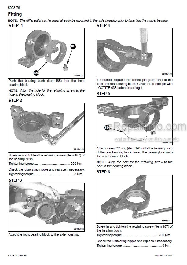 Photo 1 - Case CVX120 CVX130 CVX150 CVX170 Service Training Manual Tractor 7-98382
