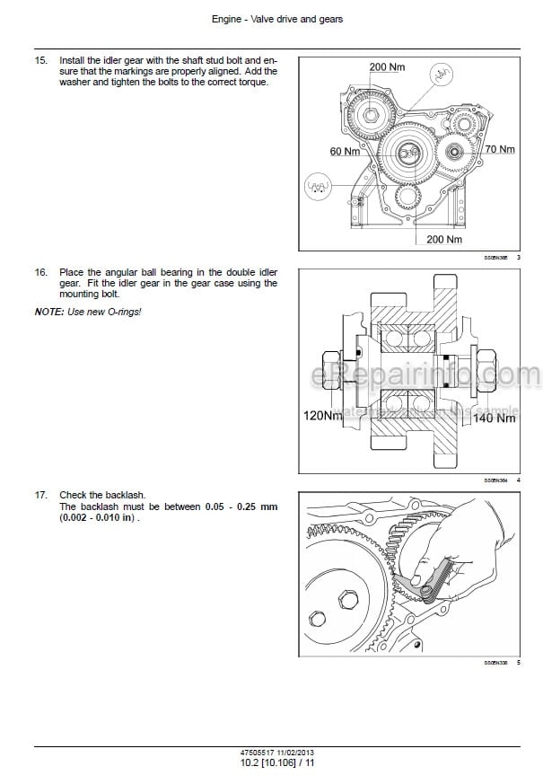 Photo 1 - Case CVX140 CVX150 CVX160 CVX175 CVX195 Service Manual Tractor 47505517