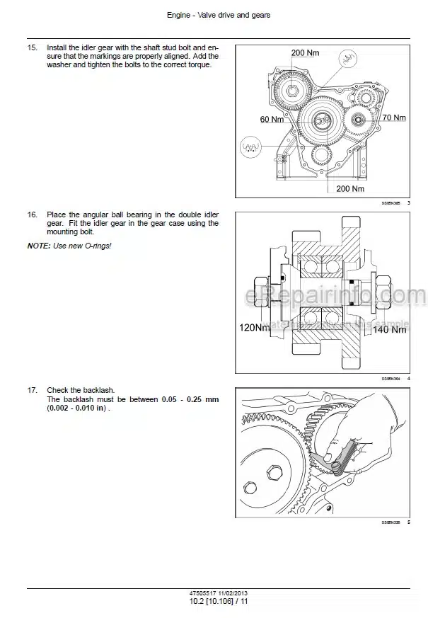 Photo 1 - Case CVX140 CVX150 CVX160 CVX175 CVX195 Service Manual Tractor 47505517