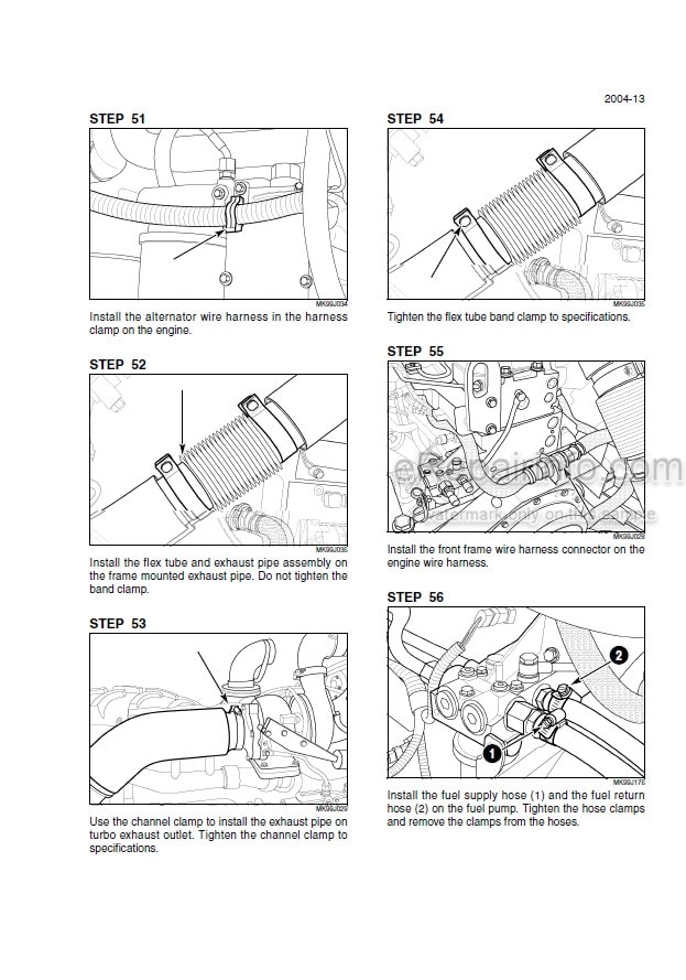 Photo 1 - Case STX280 STX330 STX380 STX430 STX480 STX530 Steiger Series Repair Manual Tractor 87525652C