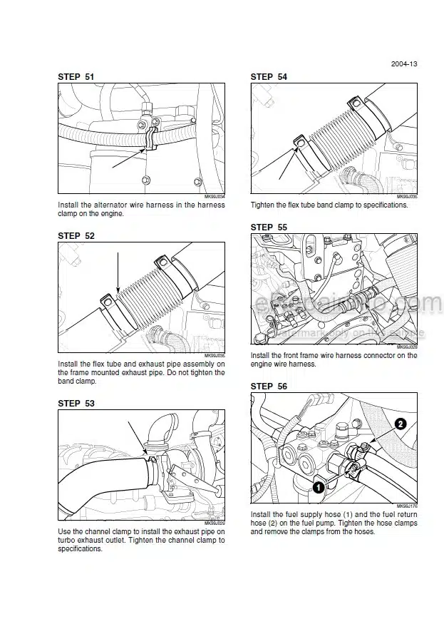 Photo 1 - Case STX280 STX330 STX380 STX430 STX480 STX530 Steiger Series Repair Manual Tractor 87525652C