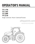 Photo 4 - New Holland T7.170 T7.185 T7.200 T7.210 Range / Power Command Operators Manual Tractor