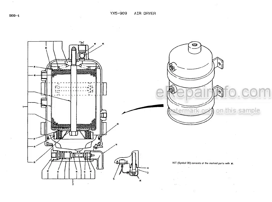 Photo 6 - Kawasaki 115ZIV-3 Parts Catalog Wheel Loader