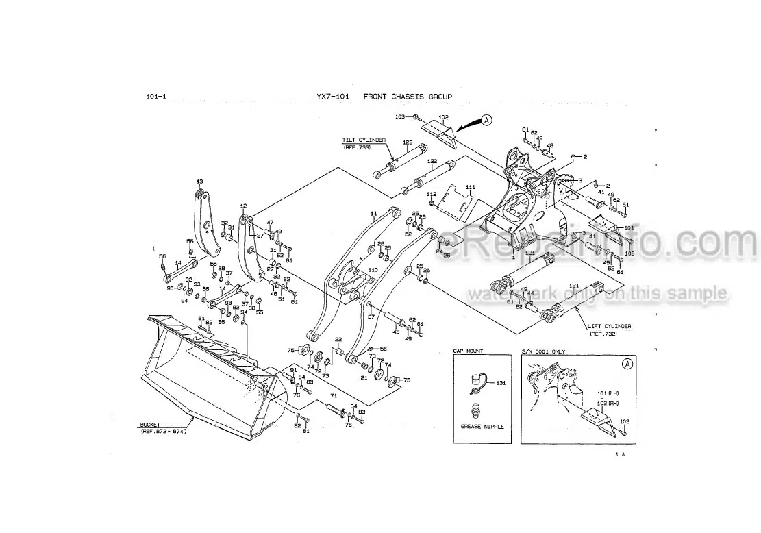 Photo 6 - Kawasaki Cummins B3.9-C Parts Catalog Engine AAAP05206-2