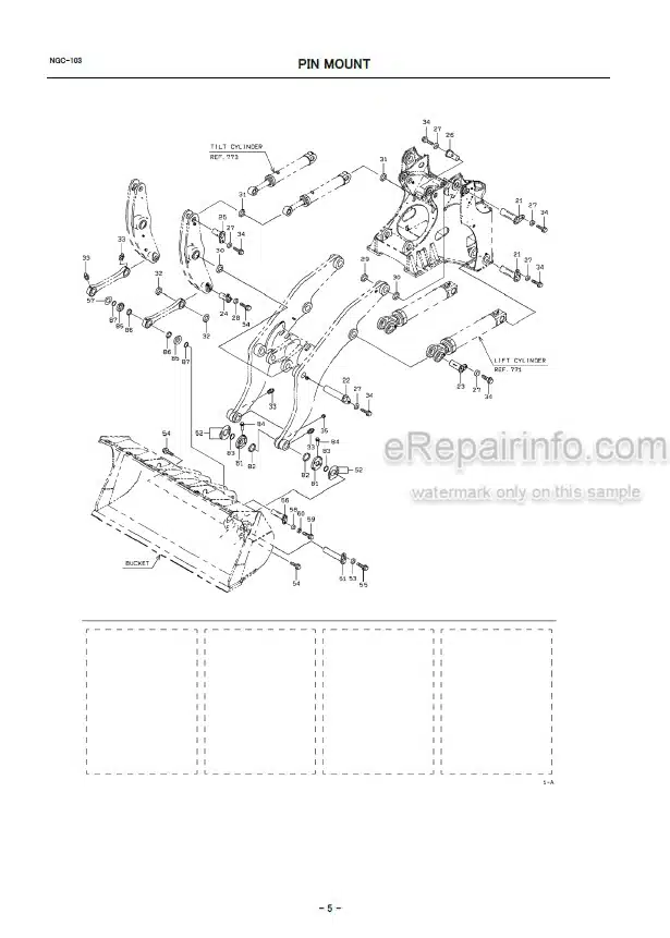 Photo 11 - Kawasaki 115ZV-2 Parts Catalog Wheel Loader