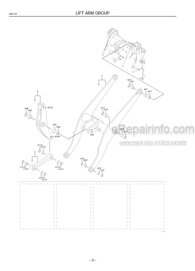 Photo 10 - Kawasaki 50ZV Parts Catalog Wheel Loader