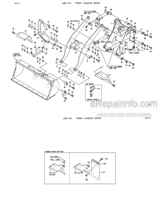 Photo 4 - Kawasaki 60ZIV-2 Parts Catalog Wheel Loader 93306-00123