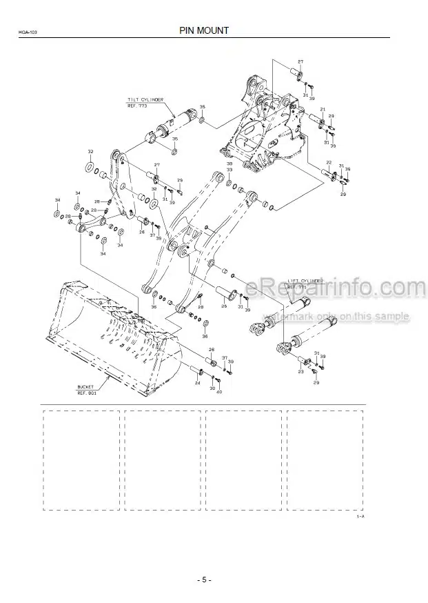 Photo 1 - Kawasaki 85Z5 Parts Catalog Wheel Loader 93311-00323