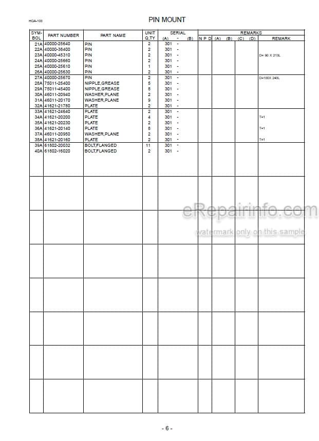Photo 5 - Kawasaki 85Z5 Parts Catalog Wheel Loader 93311-00323