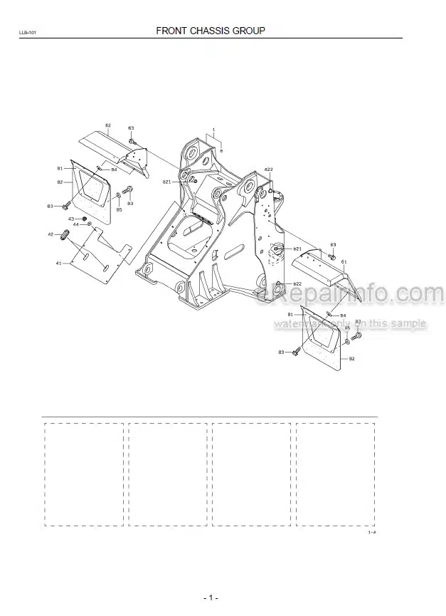 Photo 11 - Kawasaki 90ZV-2 Parts Catalog Wheel Loader 93313-00264