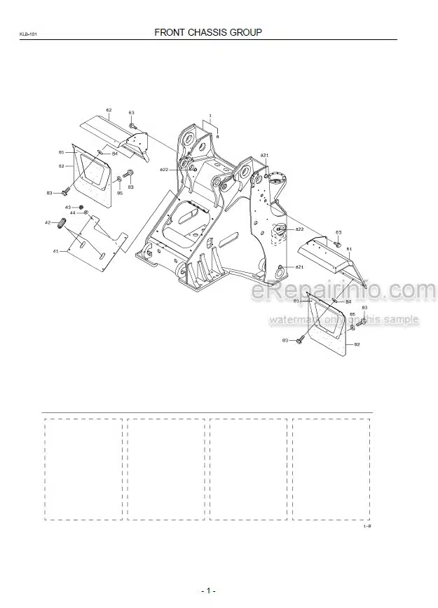 Photo 1 - Kawasaki 92ZV-2 Parts Catalog Wheel Loader 93321-00023