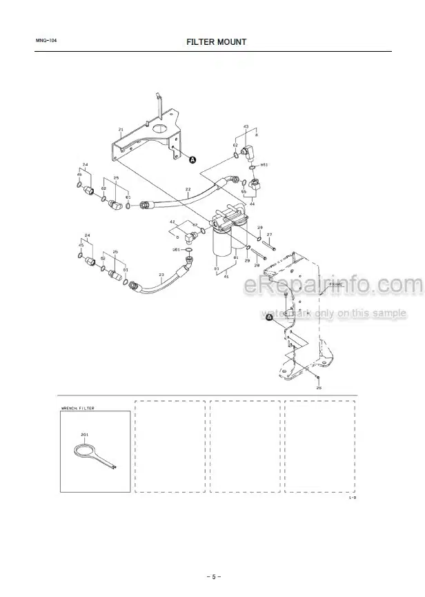 Photo 3 - Kawasaki 95Z7B Parts Catalog Wheel Loader