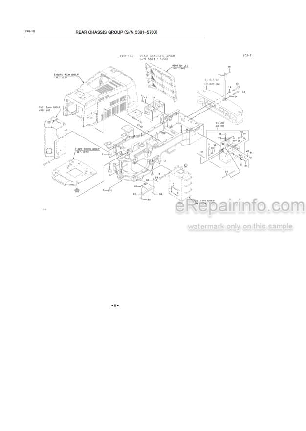 Photo 1 - Kawasaki 95ZIV 95ZIV-2 Parts Catalog Wheel Loader AAAP09816-6