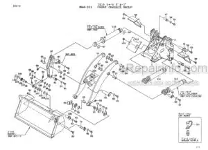 Photo 2 - Kawasaki 97ZA-2 Parts Catalog Wheel Loader 93315-00060