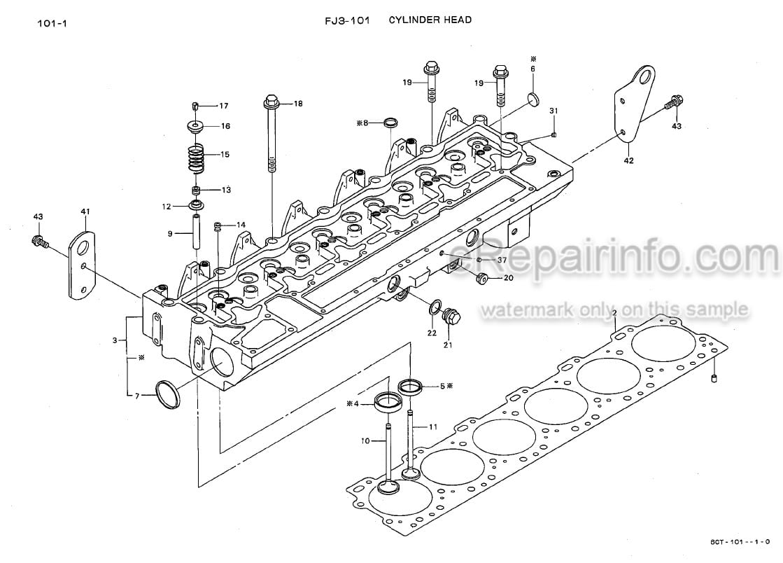 Photo 10 - Kawasaki Cummins 6CT8.3 Parts Catalog Engine AAAP18106-0